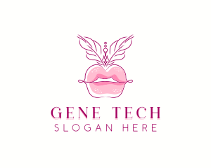 Beauty Burlesque Lips logo design