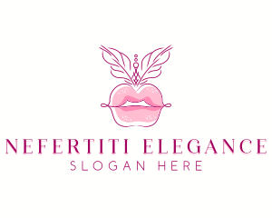 Beauty Burlesque Lips logo design