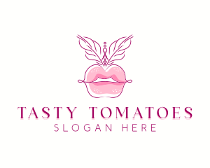 Beauty Burlesque Lips logo design