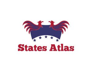 Stars Patriotic Birds logo design