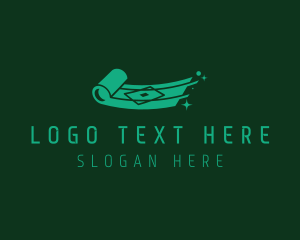 Rugger - Flying Carpet Weaver logo design