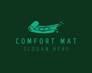 Mat - Flying Carpet Weaver logo design