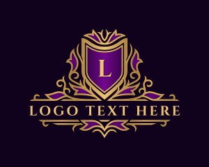 Gold - Elegant Monarch Crest logo design