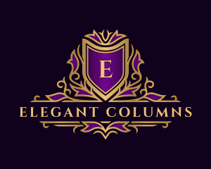 Elegant Monarch Crest   logo design