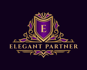 Elegant Monarch Crest   logo design