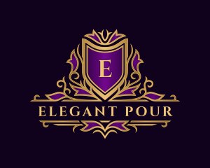 Elegant Monarch Crest   logo design