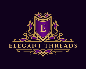 Elegant Monarch Crest   logo design