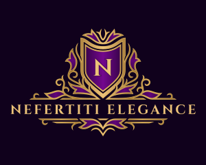 Elegant Monarch Crest   logo design