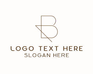 Upmarket - Generic Company Brand Letter B logo design