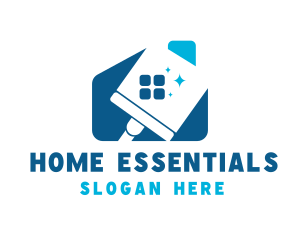 Household - Cleaning Wiper Housekeeper logo design