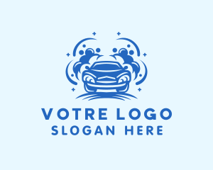 Blue - Automotive Car Wash logo design