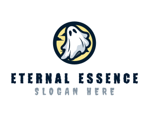 Ghost Costume Halloween logo design