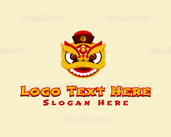 Asian Festive Dragon Logo