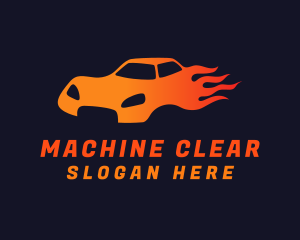 Blazing Sports Car Logo
