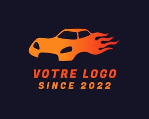 Vehicle - Blazing Sports Car logo design
