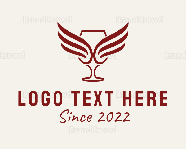 Wine Liquor Distillery Logo