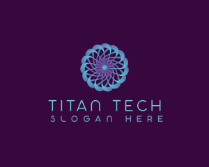 Atom Science Tech logo design