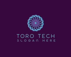 Atom Science Tech logo design