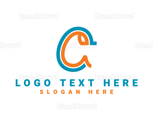 Creative Business Letter CA Logo