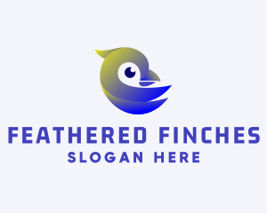 Avian Bird Finch logo design