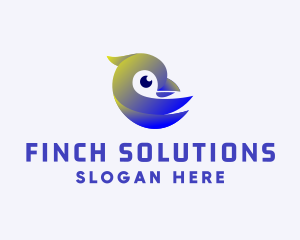 Avian Bird Finch logo design
