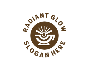 Radiant - Radiant Cafe Cup logo design