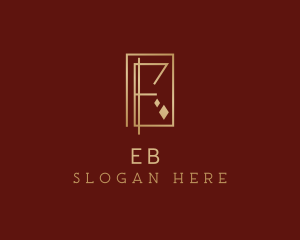 Luxury Elegant Letter E logo design