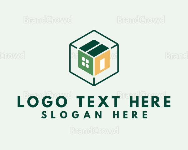Hexagonal Box House Logo