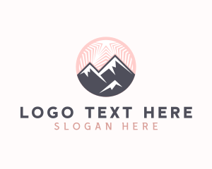 Travel - Natural Mountain Peak logo design