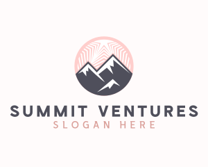 Mountaintop - Natural Mountain Peak logo design