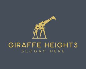 Giraffe - Giraffe Safari Wildlife logo design