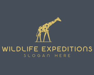 Safari - Giraffe Safari Wildlife logo design