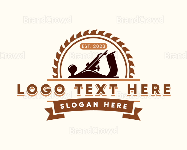 Woodwork Hand Planer Logo