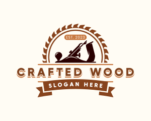 Joinery - Woodwork Hand Planer logo design
