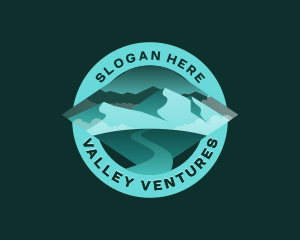 Valley - Mountain Valley Travel logo design