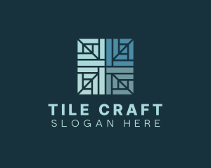 Floor Tile Tiling logo design