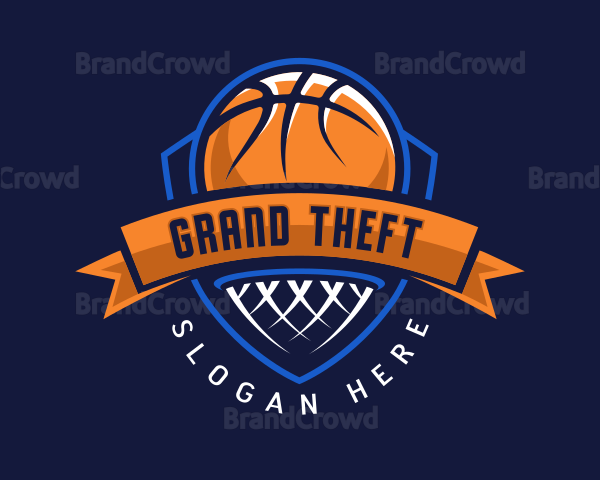 Ball Net Basketball Logo