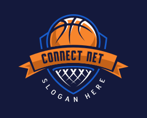 Ball Net Basketball logo design