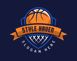 Basketball - Ball Net Basketball logo design