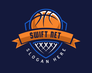 Ball Net Basketball logo design