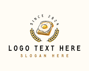 Sandwich - Egg Sandwich Bread logo design