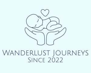 Pregnant - Medical Pediatric Infant Clinic logo design