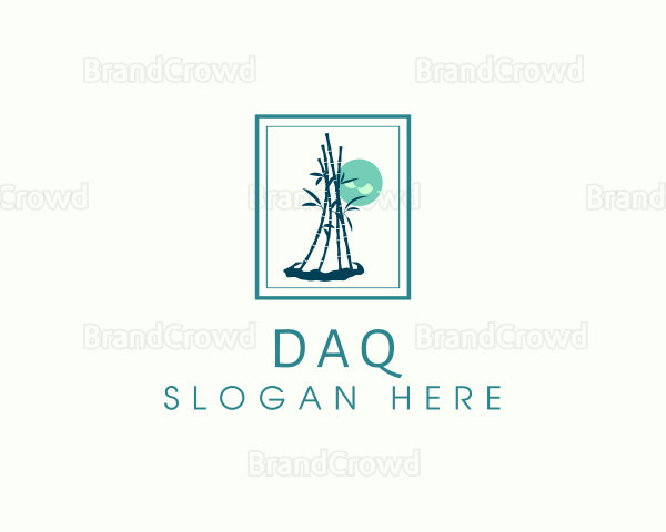 Bamboo Plant Frame Logo