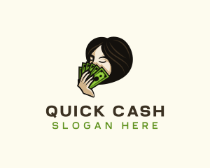 Cash Money Woman logo design