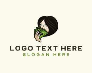 Tax - Cash Money Lady logo design