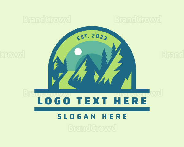 Mountain Outdoor Adventure Logo