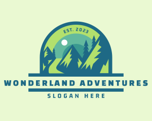 Mountain Outdoor Adventure logo design