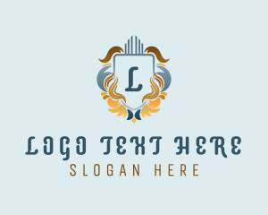 Pageant - Ornate Royal Shield logo design