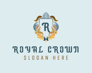 Ornate Royal Shield logo design