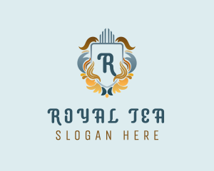 Ornate Royal Shield logo design